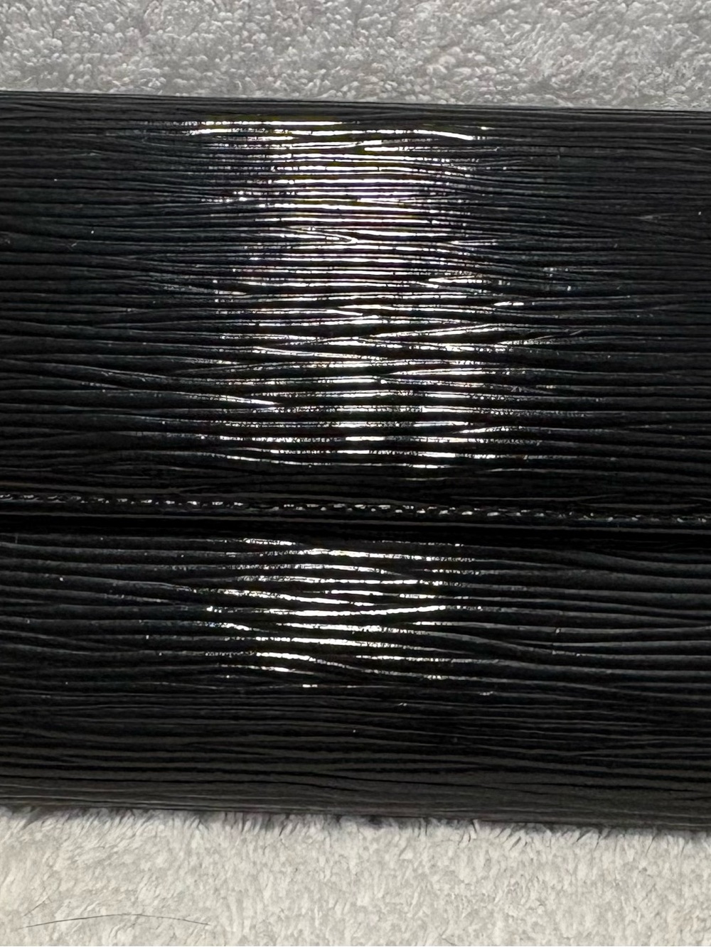 Repainted Louis Vuitton Epi Wallet